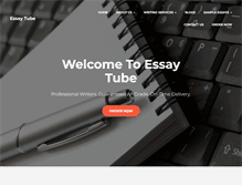 Tablet Screenshot of essaytube.com